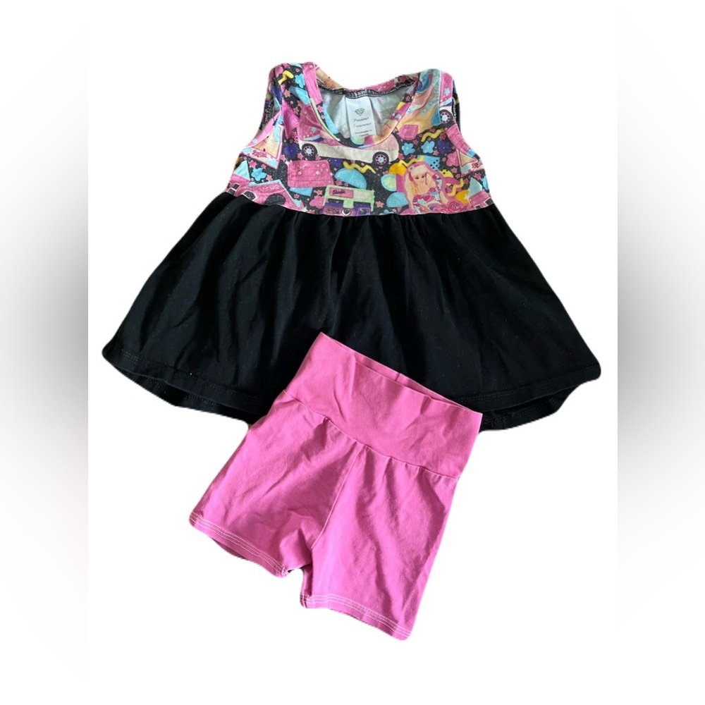 Precious Treasures Pink Bike Shorts and Barbie Top / Dress